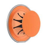 PopSockets MagSafe Low-Pro Grip & Stand, Magnetic Phone Grip & Kickstand for MagSafe-Compatible iPhone Cases, Low-Profile Design, Hands-Free Viewing & Secure Grip, Orange