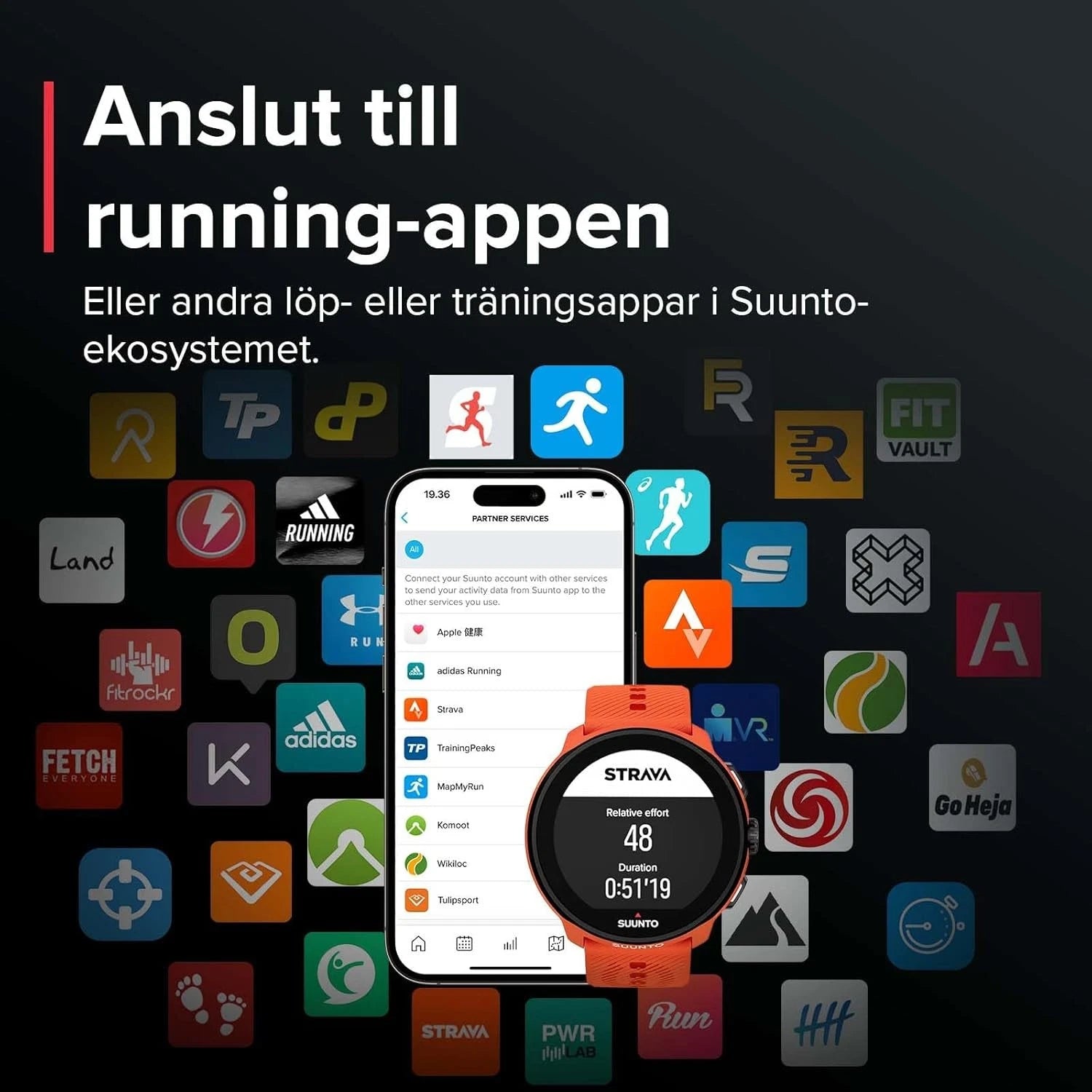 SUUNTO Run Coral Orange