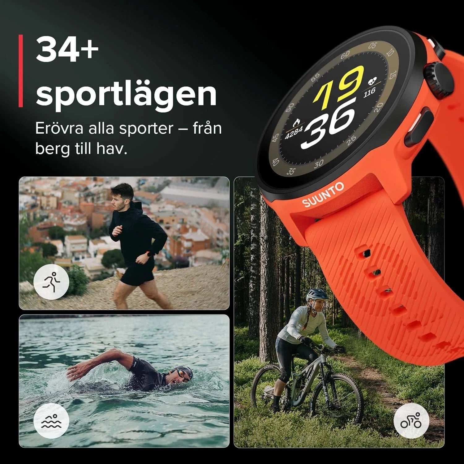 SUUNTO Run Coral Orange