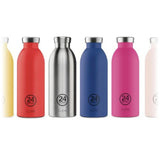 24BOTTLES Clima Double Walled Stainless Steel Water Bottle - 850ml - Stone Ice White