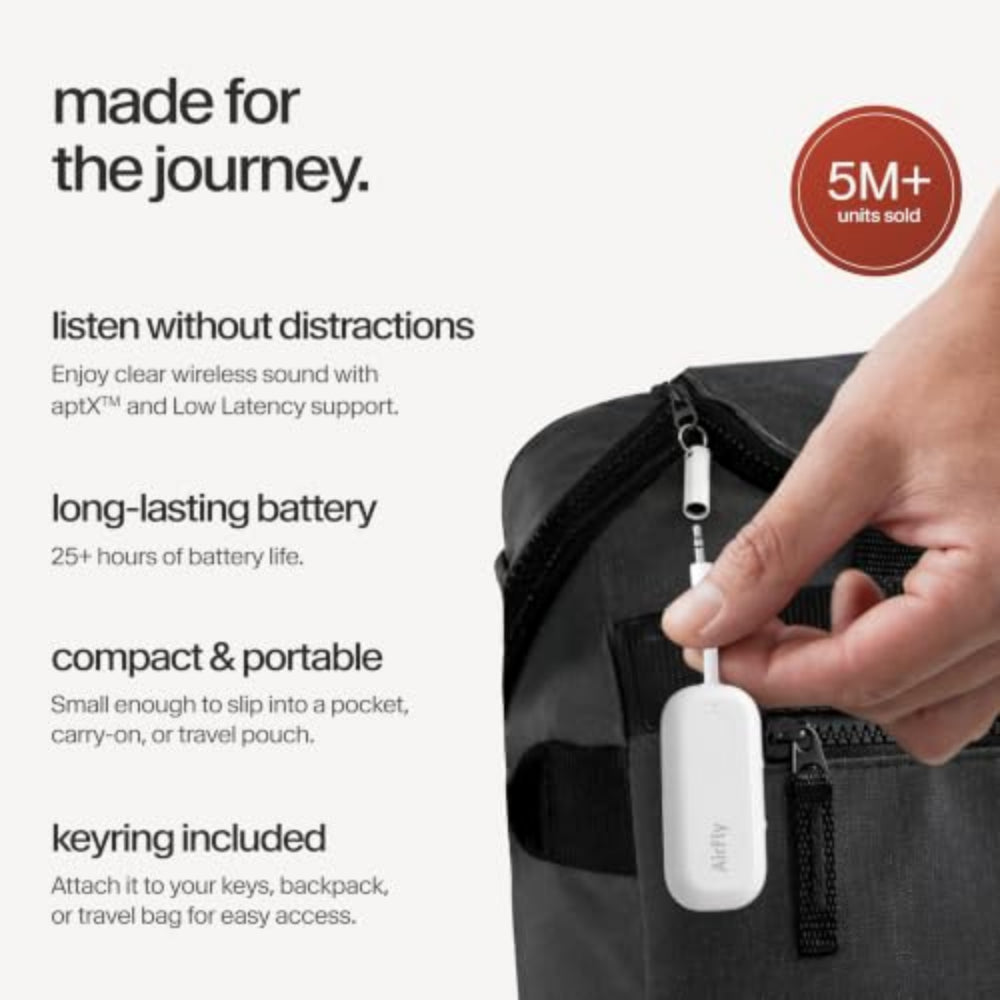 [OPEN BOX] TWELVE SOUTH AirFly Pro Bluetooth Dongle Transmitter V1 - White