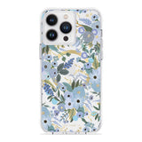 RIFLE PAPER CO. iPhone 14 Pro Max - Garden Party Blue with Magsafe - Clear