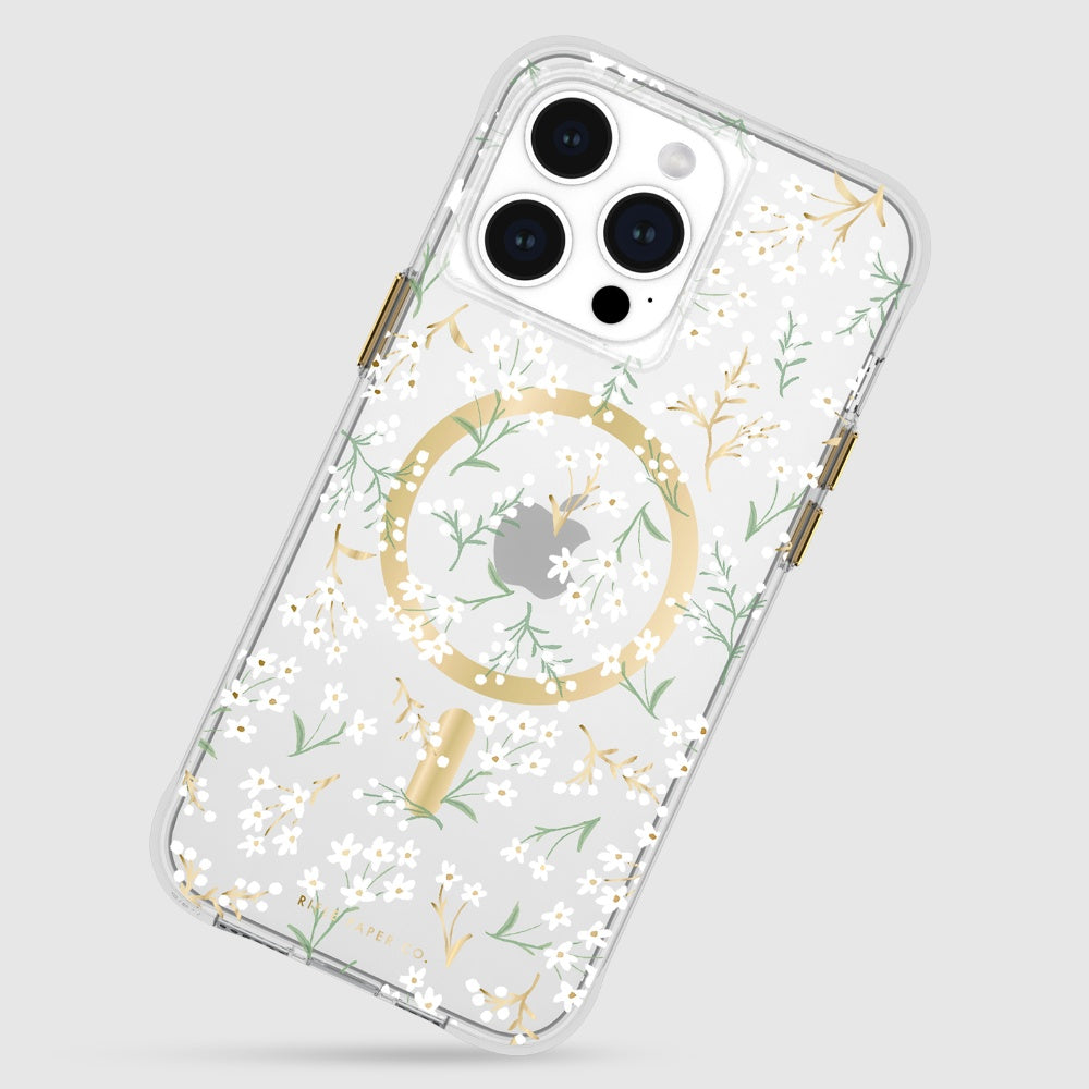 RIFLE PAPER CO. iPhone 15 Pro Max Case with Magsafe - Petite Fleurs