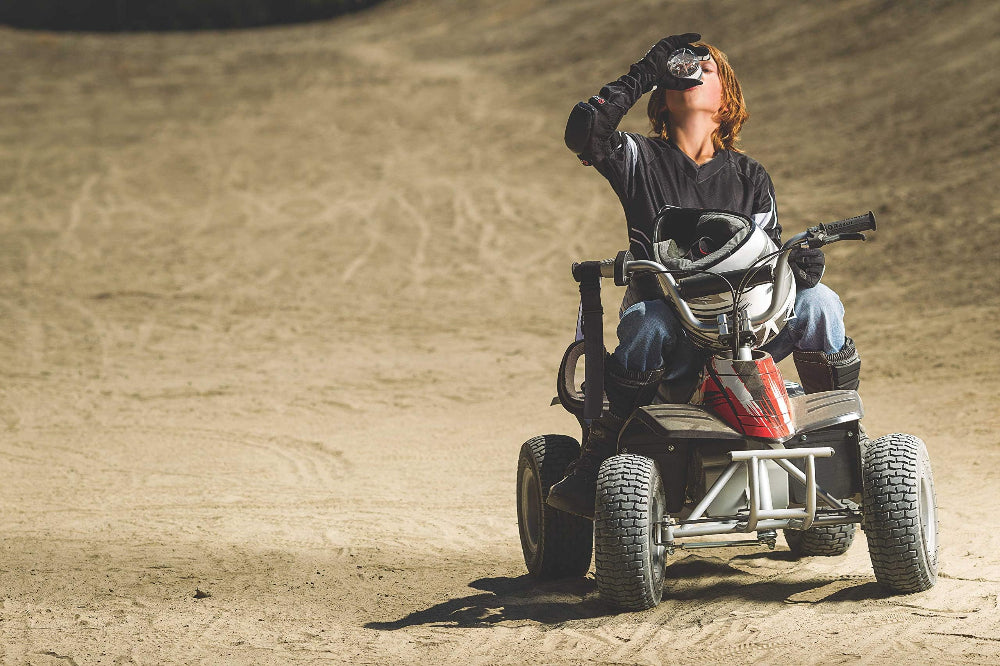 Razor Dirt Quad Bike 4-Wheel Electric Quad Bike, Power 500W Motor, 13Km/Hr Speed, 12" Tires,  Great for Off Road, Strong & Sturdy, Rechargeable, Battery Operated, For 8+ Age - Black