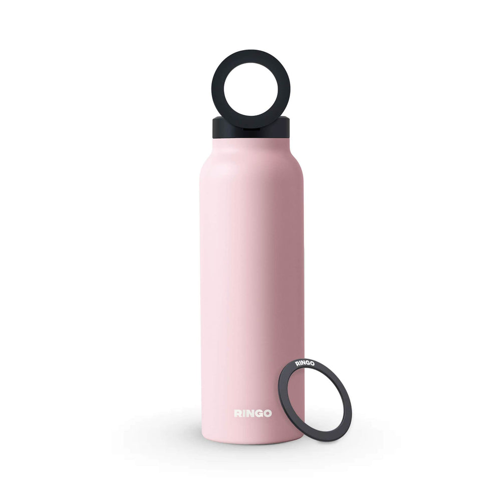 Ringo MagSafe Water Bottle + Free Magnetic Booster Ring - 709ml (24oz) / 946ml (32oz) - Pink