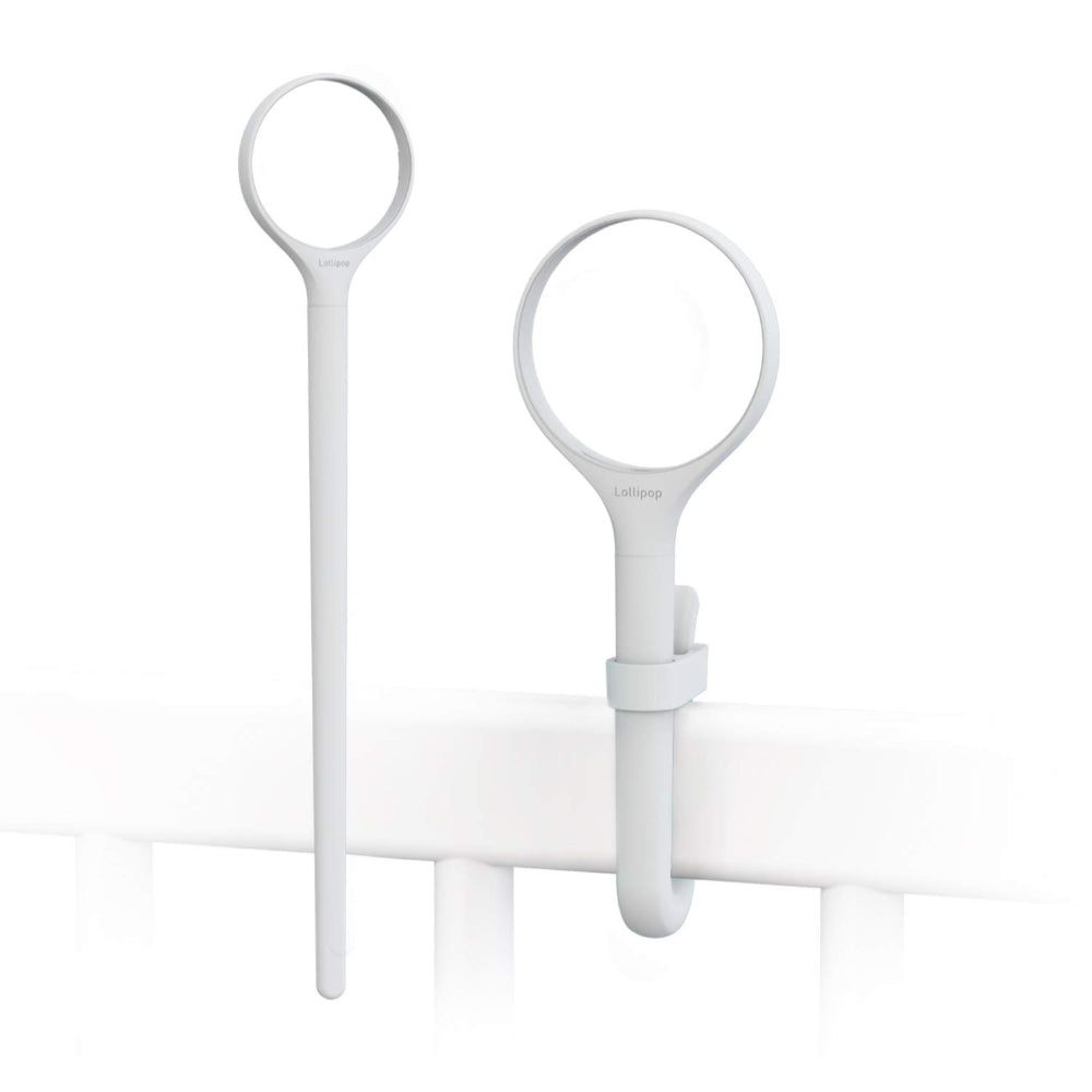 جهاز مراقبة الأطفال بالفيديو عالي الدقة بتقنية الواي فاي من لوليبوب - مجموعة ملحقات خارجية قابلة للتبديل 30 سم - رمادي