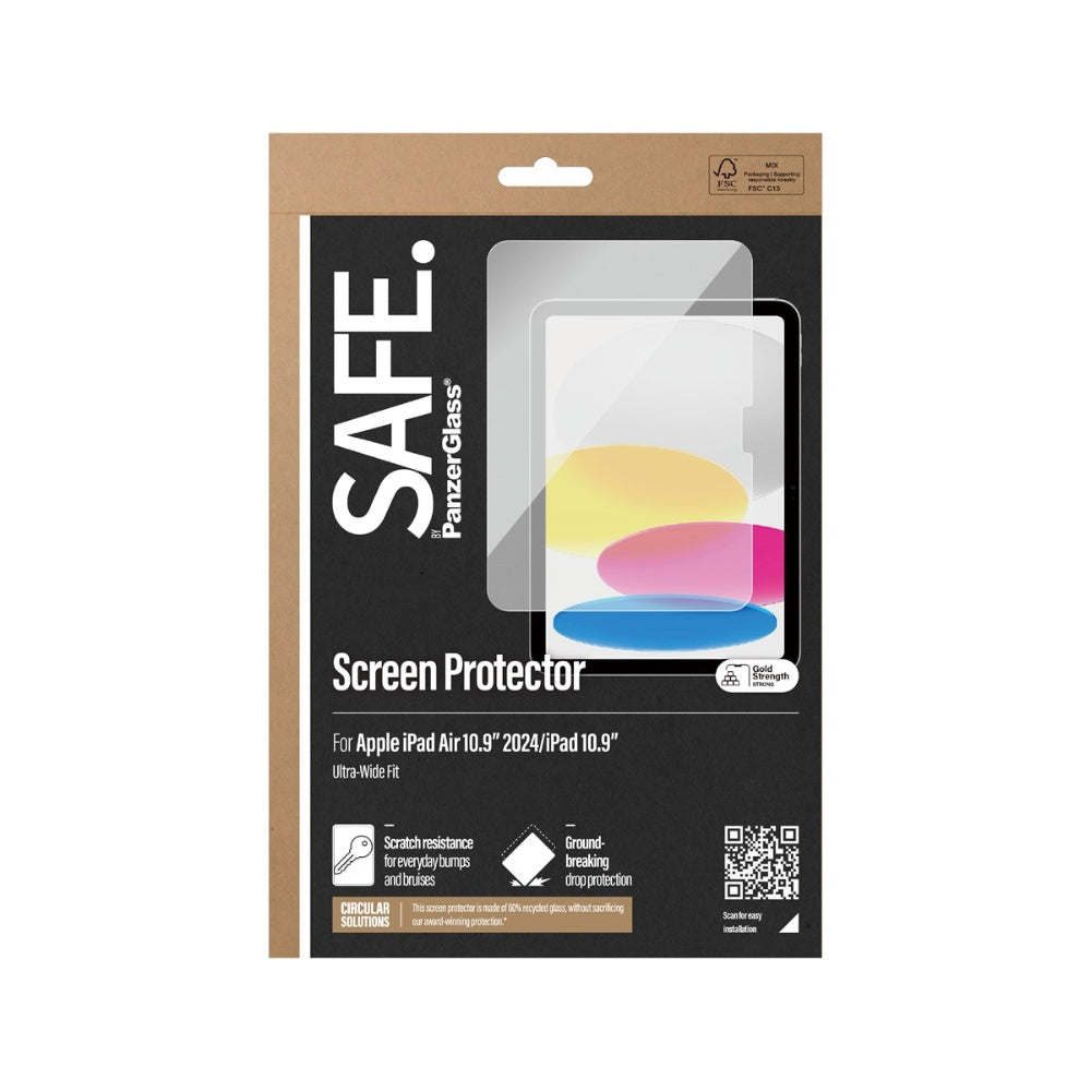 SAFE  Screen Protector for Apple iPad Air 11&quot; M2 2024 / iPad 10.9&quot; Gen10 - Clear