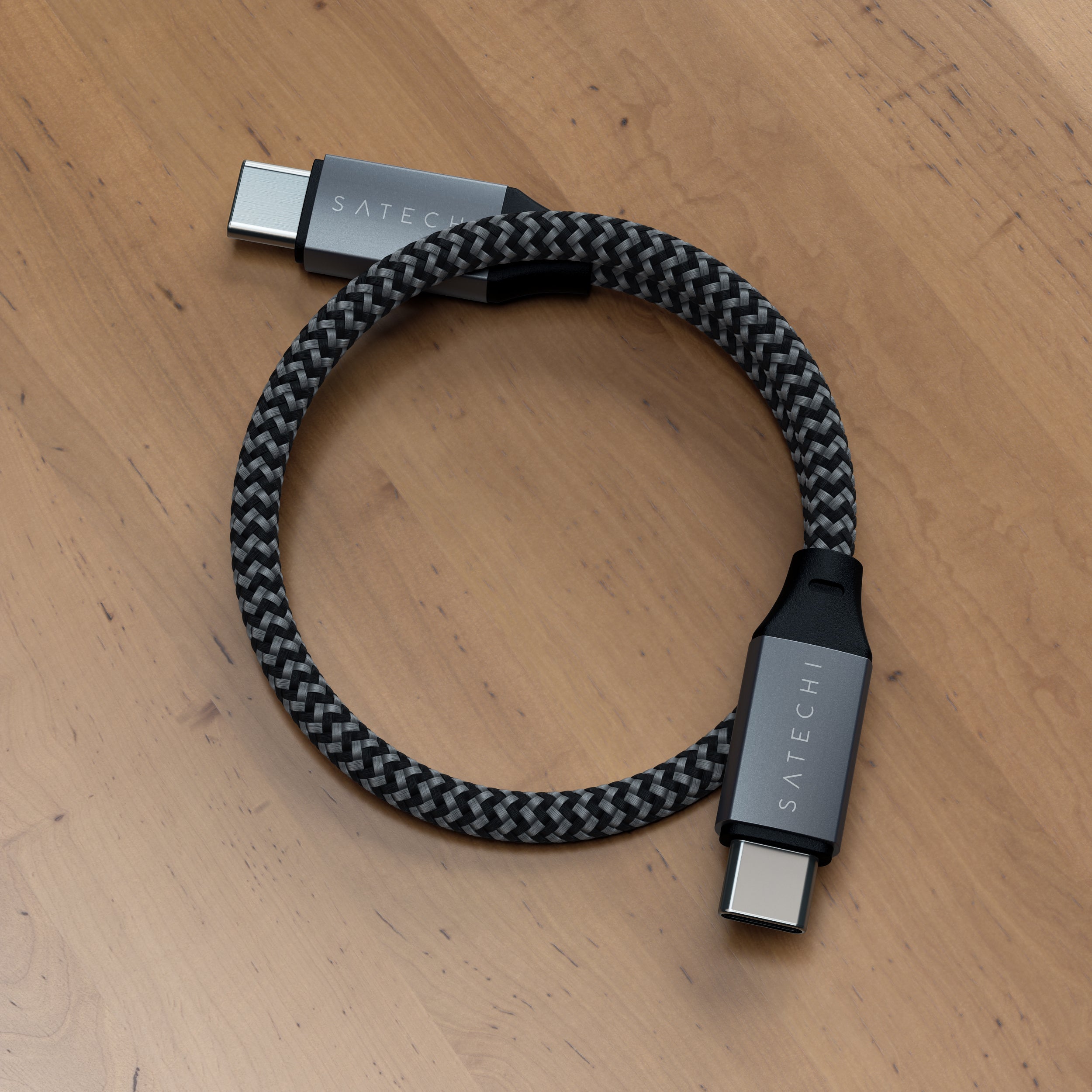 SATECHI USB-C to USB-C Short Cable 25cm - Gray