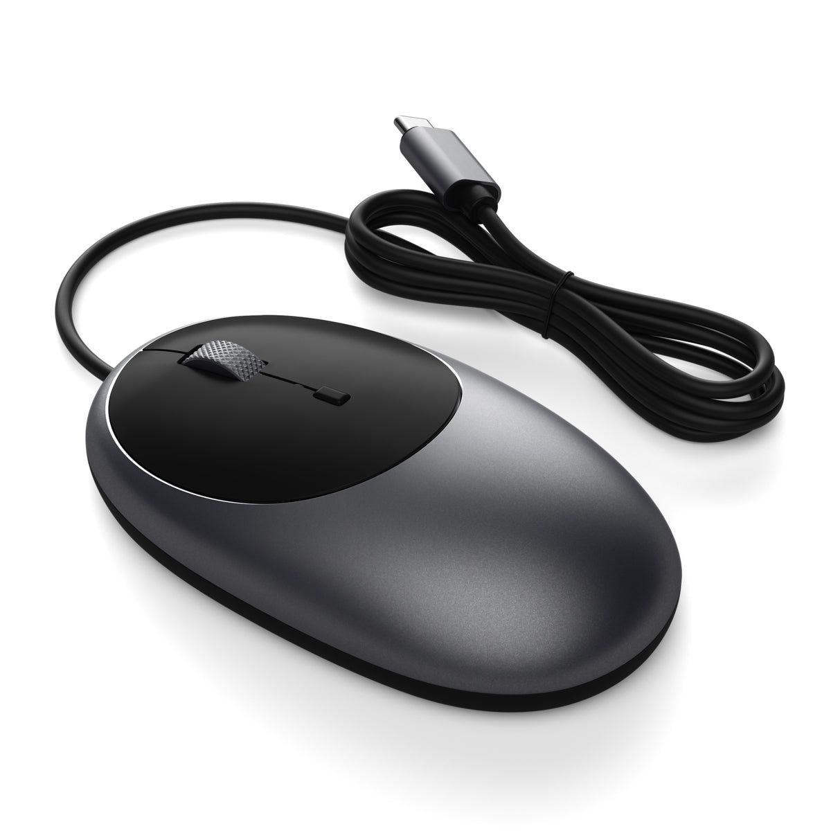 Satechi C1 USB-C Wired Mouse 1.5M| Lag-Free, Fast and Precise, No-Charging Wired Mouse, for Macbook Pro, Air, Laptops, Desktops, Tablets, Space Grey