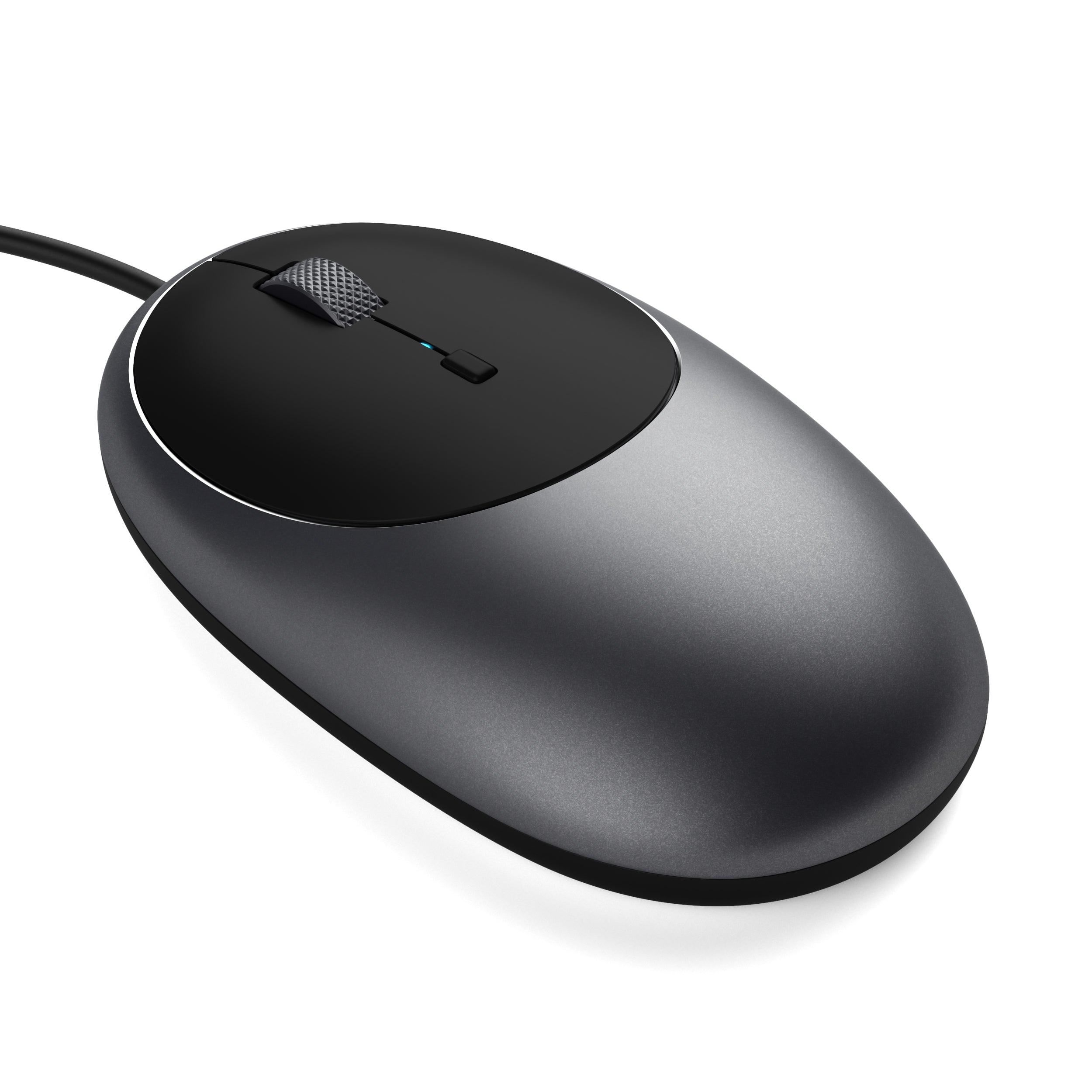 Satechi C1 USB-C Wired Mouse 1.5M| Lag-Free, Fast and Precise, No-Charging Wired Mouse, for Macbook Pro, Air, Laptops, Desktops, Tablets, Space Grey