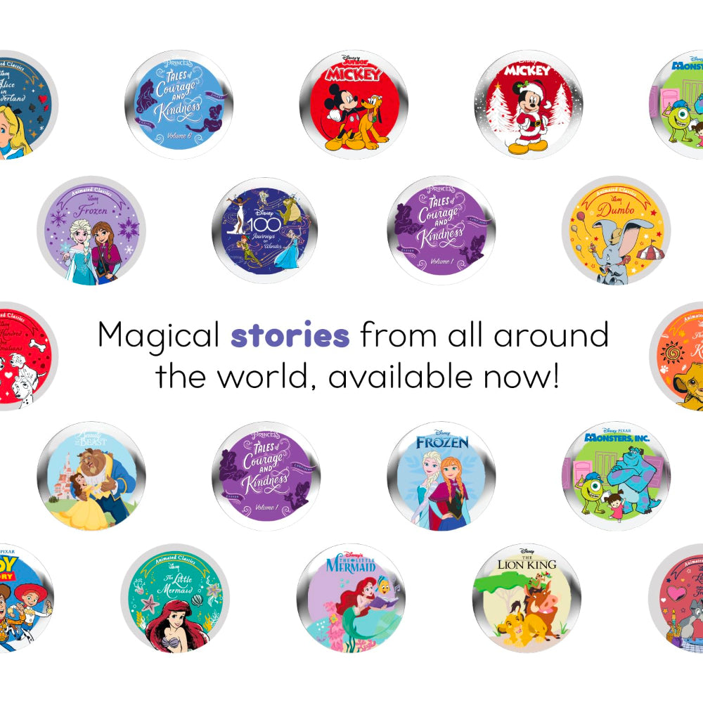 StoryPhones StoryShield Disney Magical Tales | Walt Disney Beauty and the Beast, Audio Story Disc, Screen-Free Kids Audio, Ages 3+