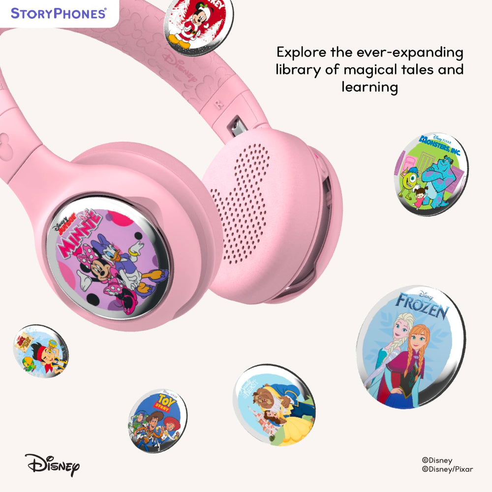 StoryPhones StoryShield Disney Magical Tales | Walt Disney Beauty and the Beast, Audio Story Disc, Screen-Free Kids Audio, Ages 3+