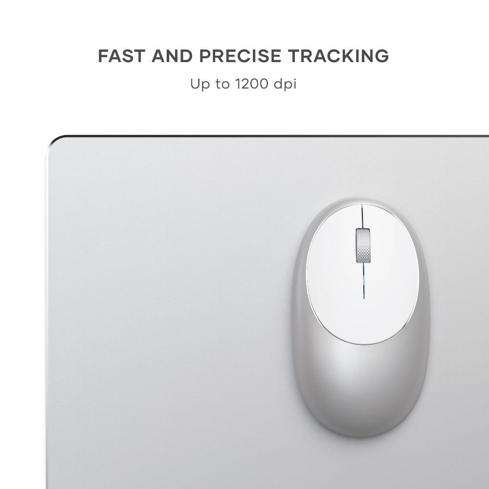 SATECHI M1 Bluetooth Wireless Mouse - Silver