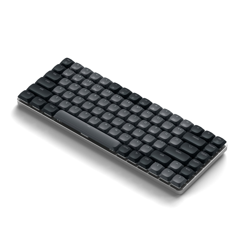 SATECHI Keyboard Sm1 Slim Mechanical Backlit Bluetooth Keyboard Dark