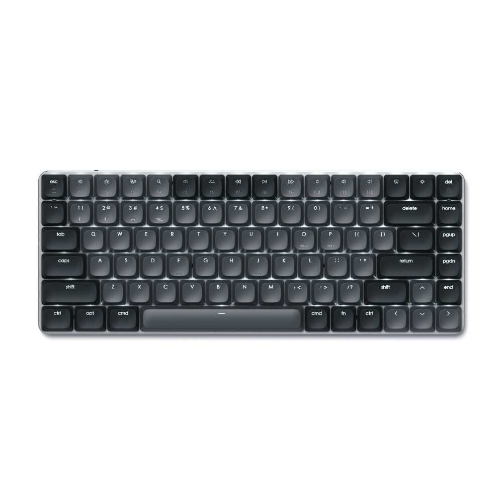 SATECHI Keyboard Sm1 Slim Mechanical Backlit Bluetooth Keyboard Dark