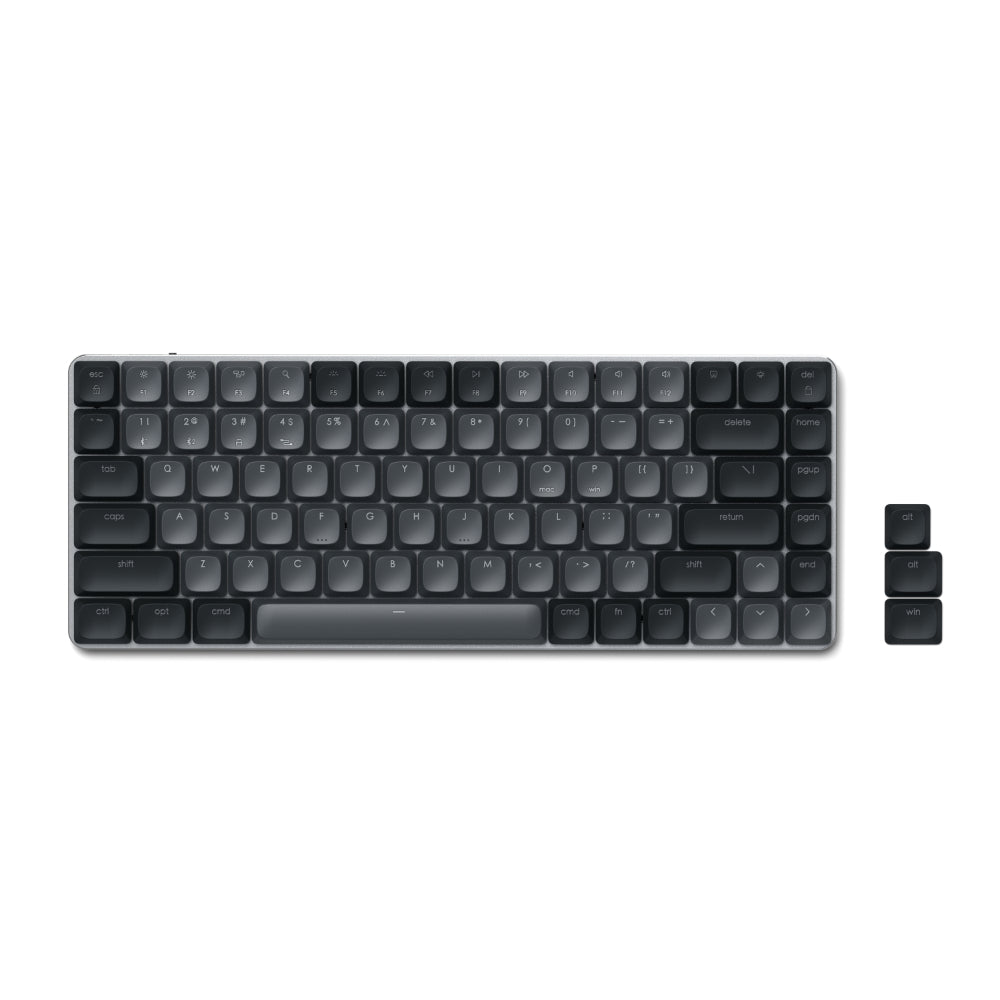 SATECHI Keyboard Sm1 Slim Mechanical Backlit Bluetooth Keyboard Dark