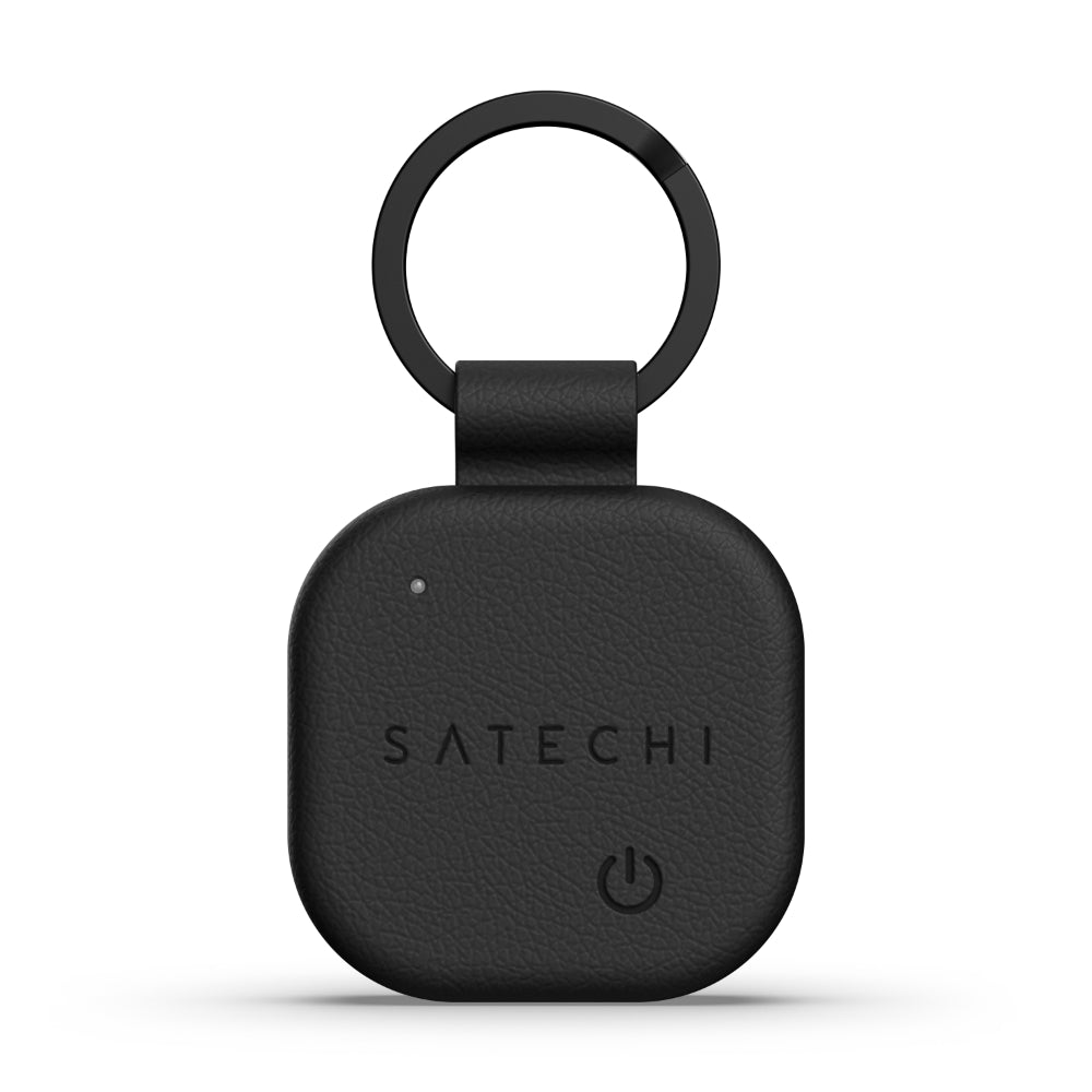 SATECHI Vegan Leather FindAll Keychain Black