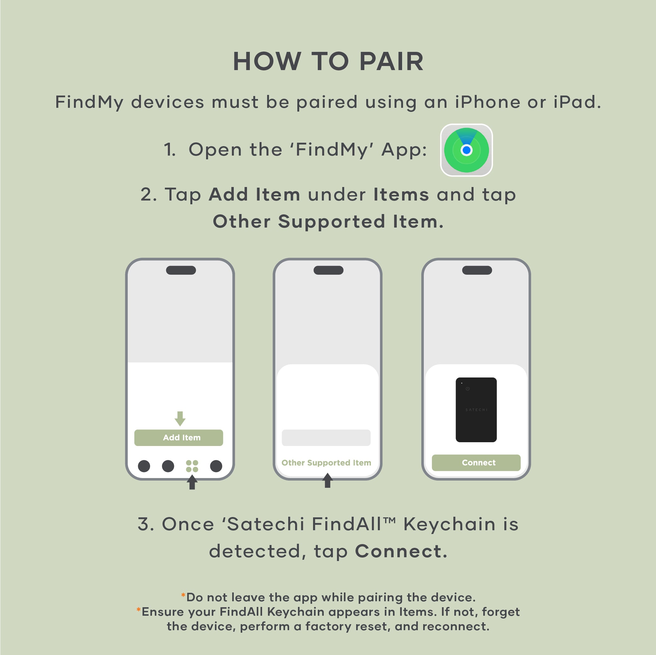 سلسلة مفاتيح SATECHI من الجلد النباتي، لون أسود