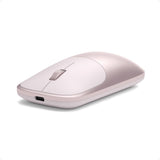 Satechi Slim EX Wireless Mouse, Bluetooth 5.3 & 2.4GHz USB-C Wireless Mouse, Quiet Clicks, Precision Scroll Wheel, USB-C Rechargeable, Aluminum, Compatible with Mac, Windows, iPad & iPhone, Blush