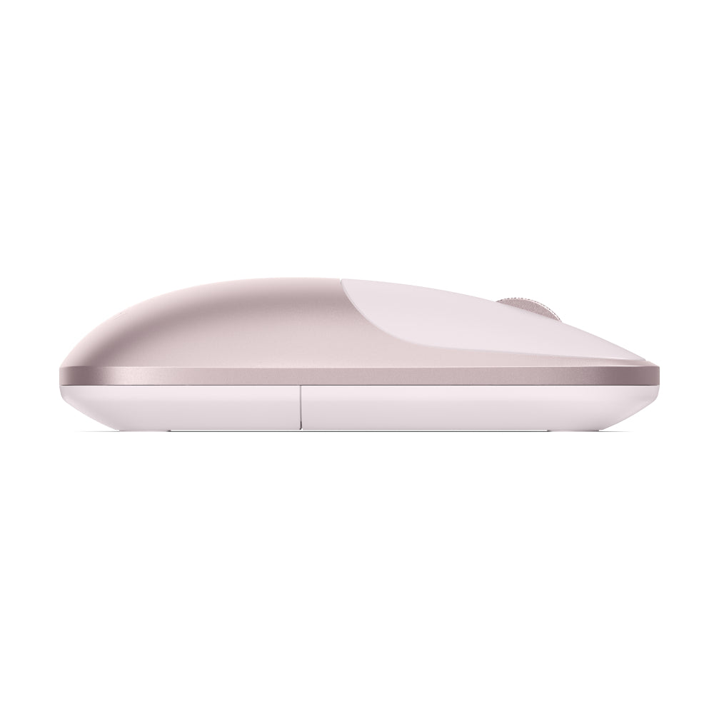 Satechi Slim EX Wireless Mouse, Bluetooth 5.3 & 2.4GHz USB-C Wireless Mouse, Quiet Clicks, Precision Scroll Wheel, USB-C Rechargeable, Aluminum, Compatible with Mac, Windows, iPad & iPhone, Blush