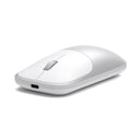 Satechi Slim EX Wireless Mouse, Bluetooth 5.3 & 2.4GHz USB-C Wireless Mouse, Quiet Clicks, Precision Scroll Wheel, USB-C Rechargeable, Aluminum, Compatible with Mac, Windows, iPad & iPhone, Silver