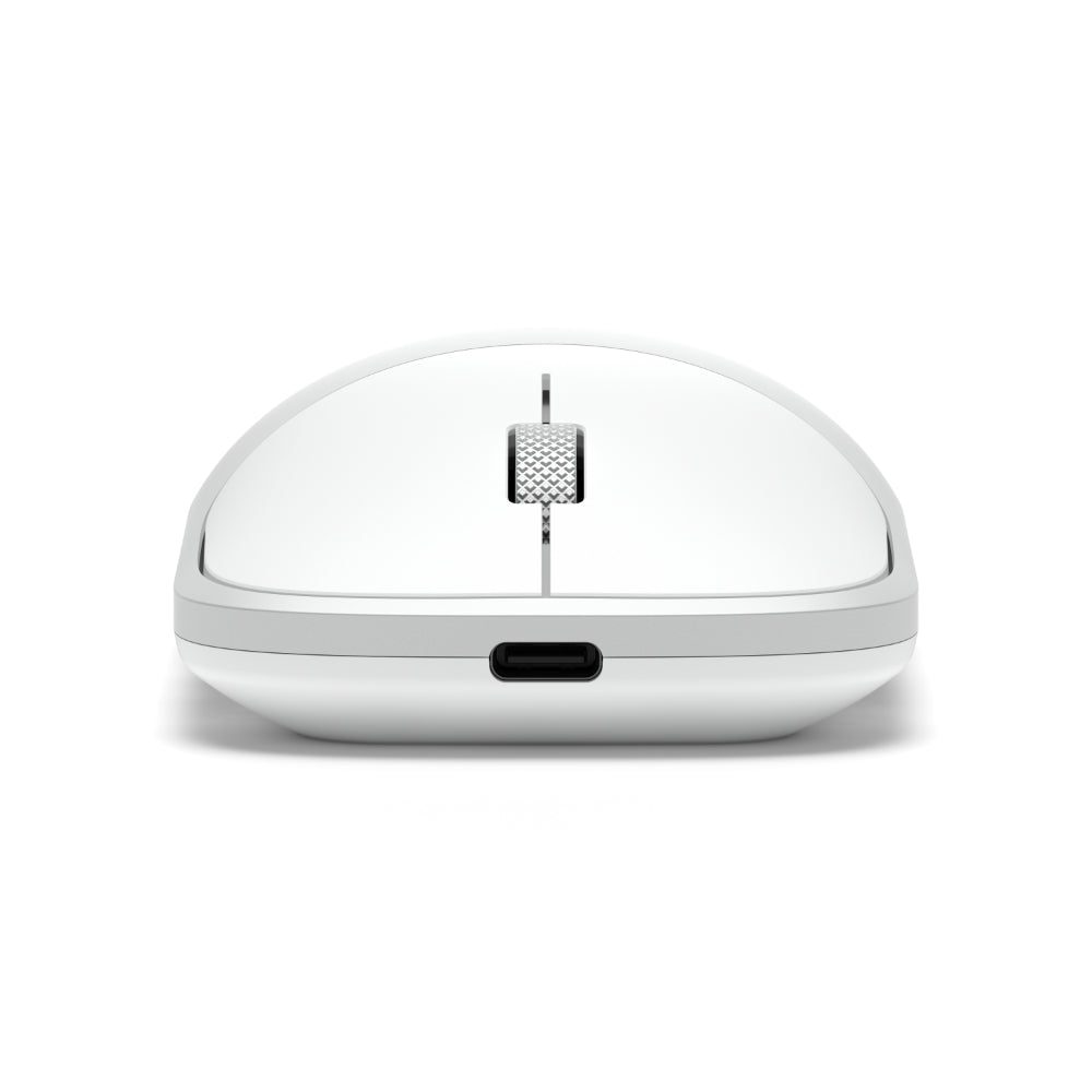 Satechi Slim EX Wireless Mouse, Bluetooth 5.3 & 2.4GHz USB-C Wireless Mouse, Quiet Clicks, Precision Scroll Wheel, USB-C Rechargeable, Aluminum, Compatible with Mac, Windows, iPad & iPhone, Silver