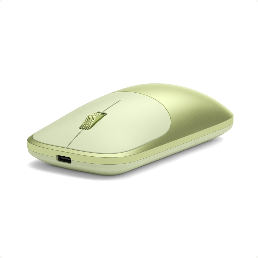 Satechi Slim EX Wireless Mouse, Bluetooth 5.3 & 2.4GHz USB-C Wireless Mouse, Quiet Clicks, Precision Scroll Wheel, USB-C Rechargeable, Aluminum, Compatible with Mac, Windows, iPad & iPhone, Citrus