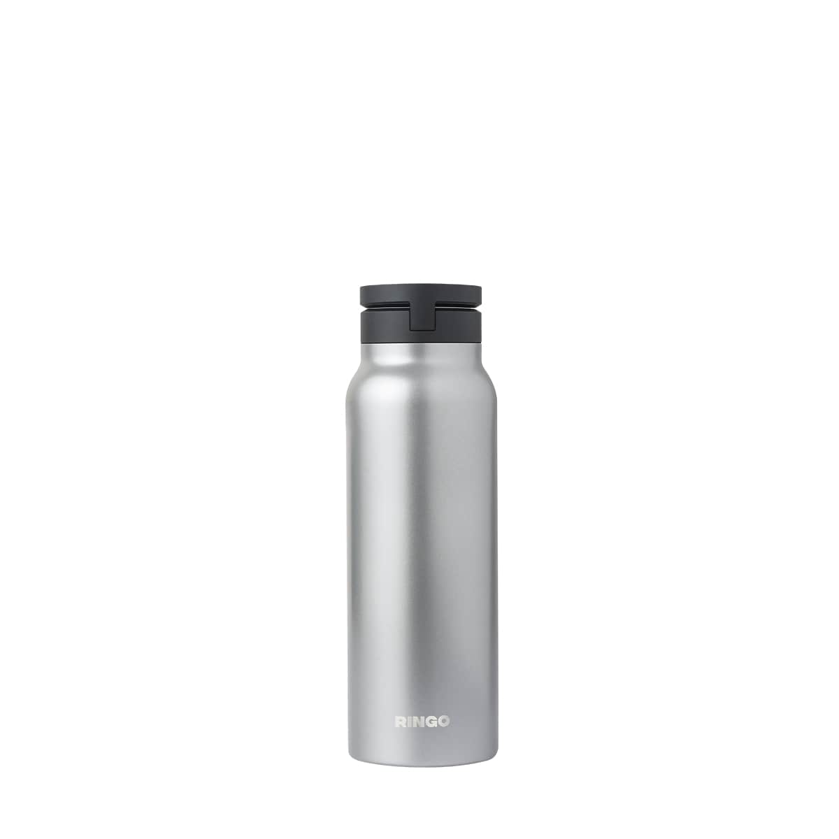 RINGO Water Bottle + Free Magnetic Booster Ring| Stainless Steel Hydration Bottle w/ Integrated MagSafe Phone Mount, 12Hrs Hot/24Hrs Cold, BPA-Free, Works w/ All Devices Android & iOS- Stainless 24Oz