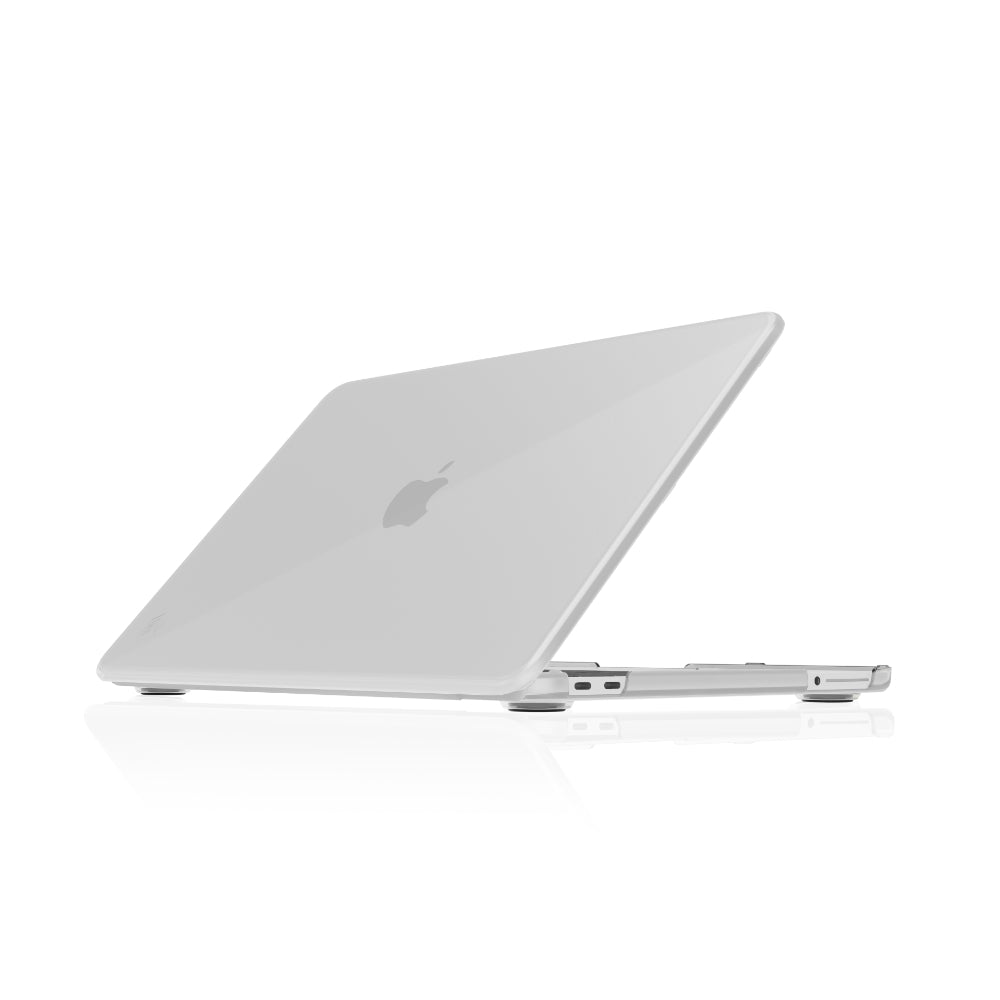 STM Studio Case for MacBook Neo | Slim Protective Lightweight Clear Cover, Snap-On Easy to Install with Raised Textured Feet, Open Hinge AirFlow Design, for Students & Professionals - Clear