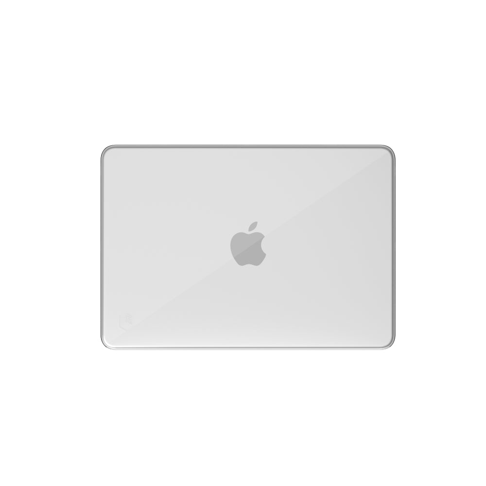 STM Studio Case for MacBook Neo | Slim Protective Lightweight Clear Cover, Snap-On Easy to Install with Raised Textured Feet, Open Hinge AirFlow Design, for Students & Professionals - Clear