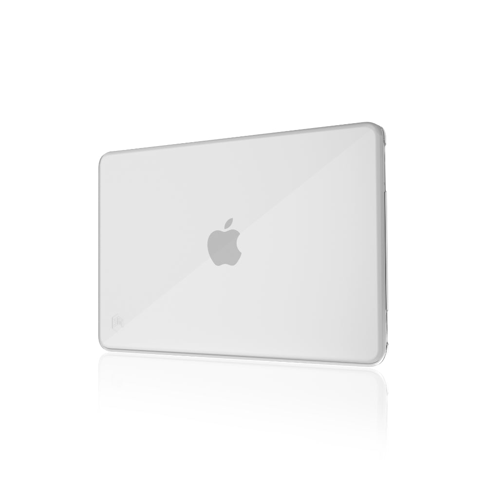 STM Studio Case for MacBook Neo | Slim Protective Lightweight Clear Cover, Snap-On Easy to Install with Raised Textured Feet, Open Hinge AirFlow Design, for Students & Professionals - Clear