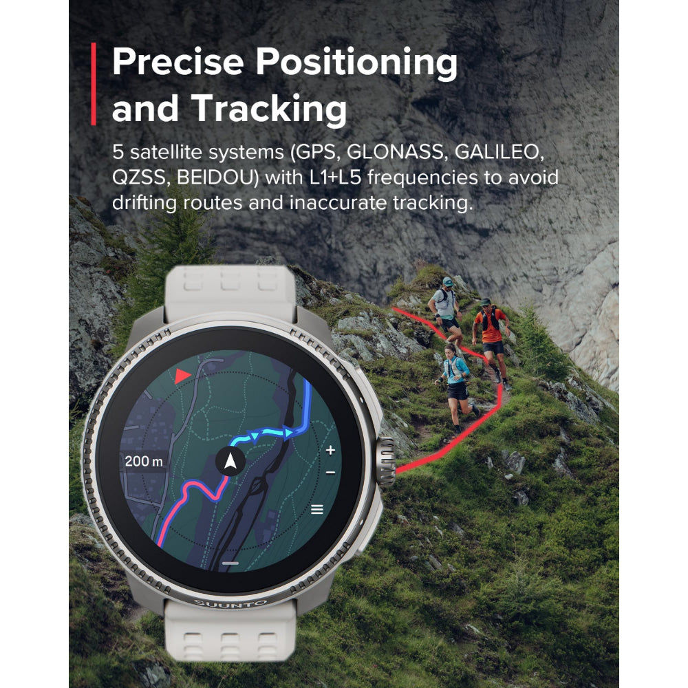 Suunto Race S GPS Sports Watch| 45mm Size AMOLED Display, Offline Maps, HRV Recovery, 95+ Sport Modes, Titanium Grade 5 Bezel,Canary