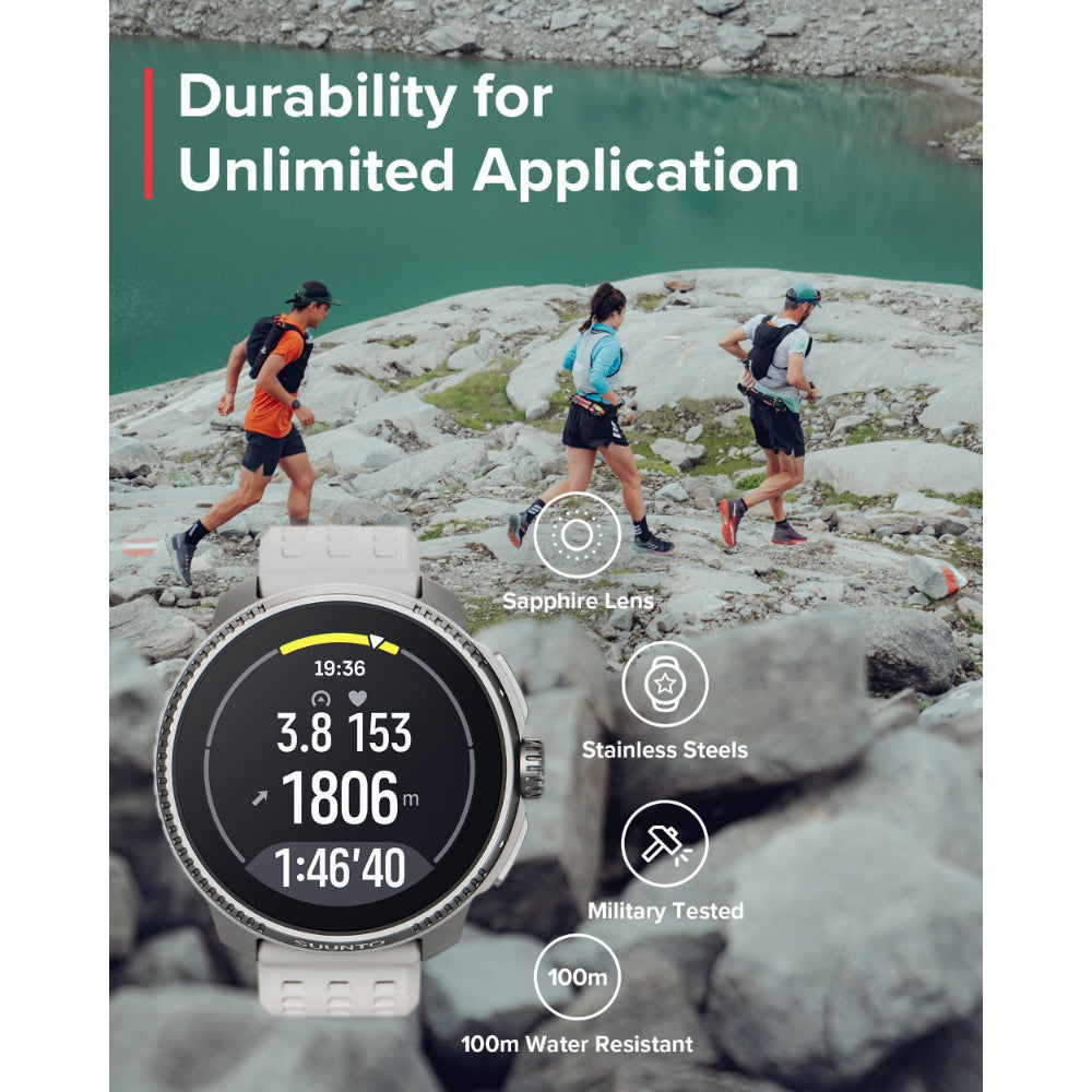 Suunto Race S GPS Sports Watch| 45mm Size AMOLED Display, Offline Maps, HRV Recovery, 95+ Sport Modes, Titanium Grade 5 Bezel,Canary