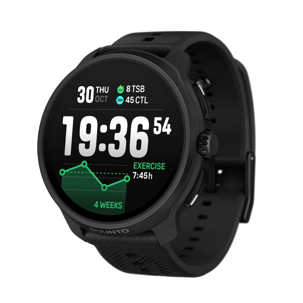 Suunto Race 2 GPS Sports Watch| 49mm Size AMOLED Display, Offline Maps, 115+ Sport Modes, 55-Hour Performance Mode Battery, Titanium Grade 5 Bezel, Black0