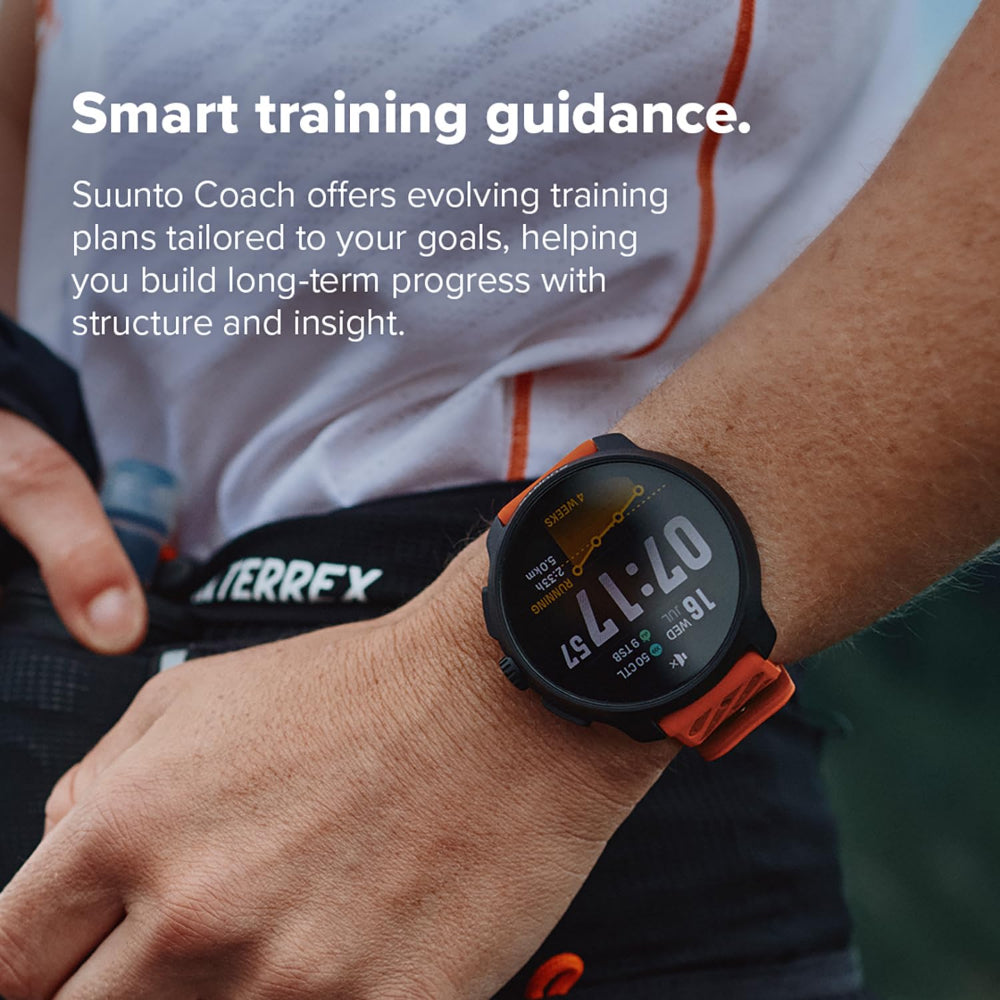 Suunto Race 2 GPS Sports Watch| 49mm Size AMOLED Display, Offline Maps, 115+ Sport Modes, 55-Hour Performance Mode Battery, Titanium Grade 5 Bezel, Black0
