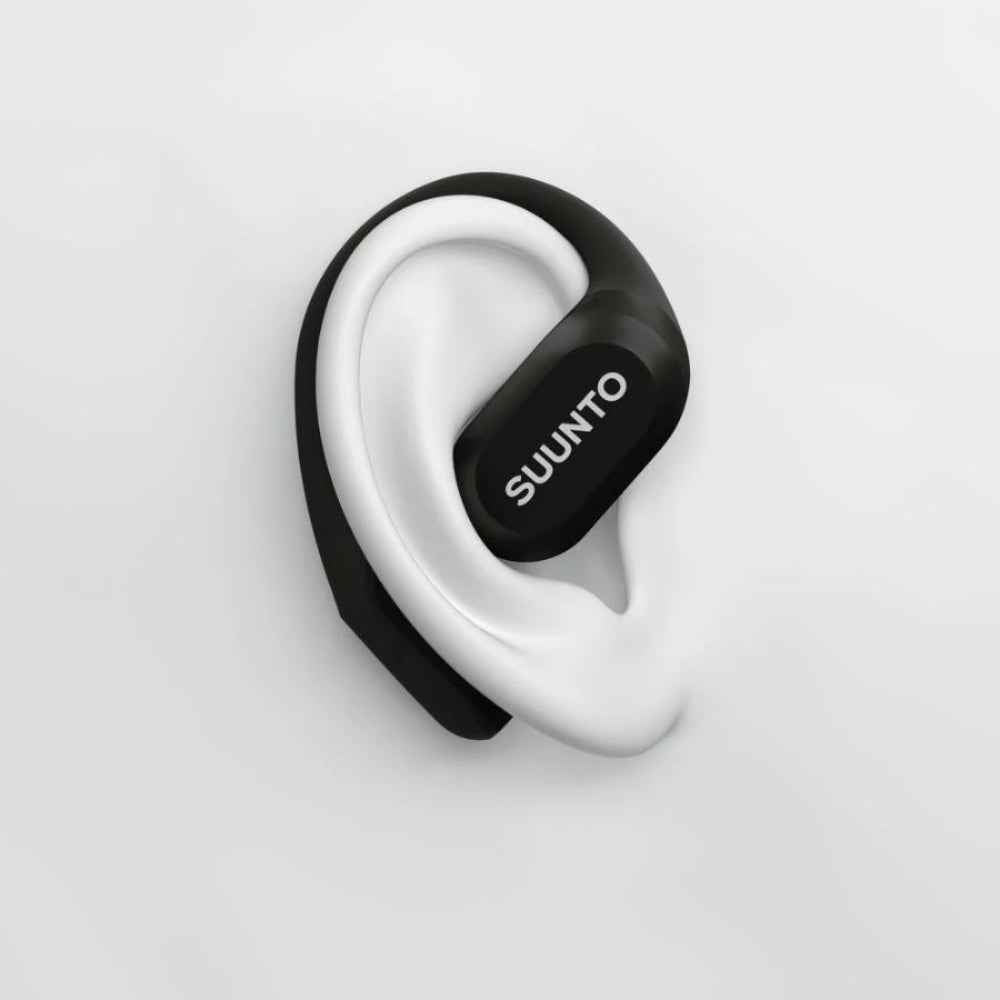 SUUNTO Spark Open-Ear Sport Headphones, Bluetooth Wireless Earbuds, Open-Ear Design, Sports & Workout Headphones, Lightweight Outdoor Earphones, Comfortable Fit, Black