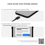 Native Union Pop Phone Alarm Retro Handset USB-C, Plug and Talk Connection, Hi-Quality Microphone and Speaker, Less Radiation, for iPhone 17/16/15 Tablets MacBooks Laptops w/ USB-C port
