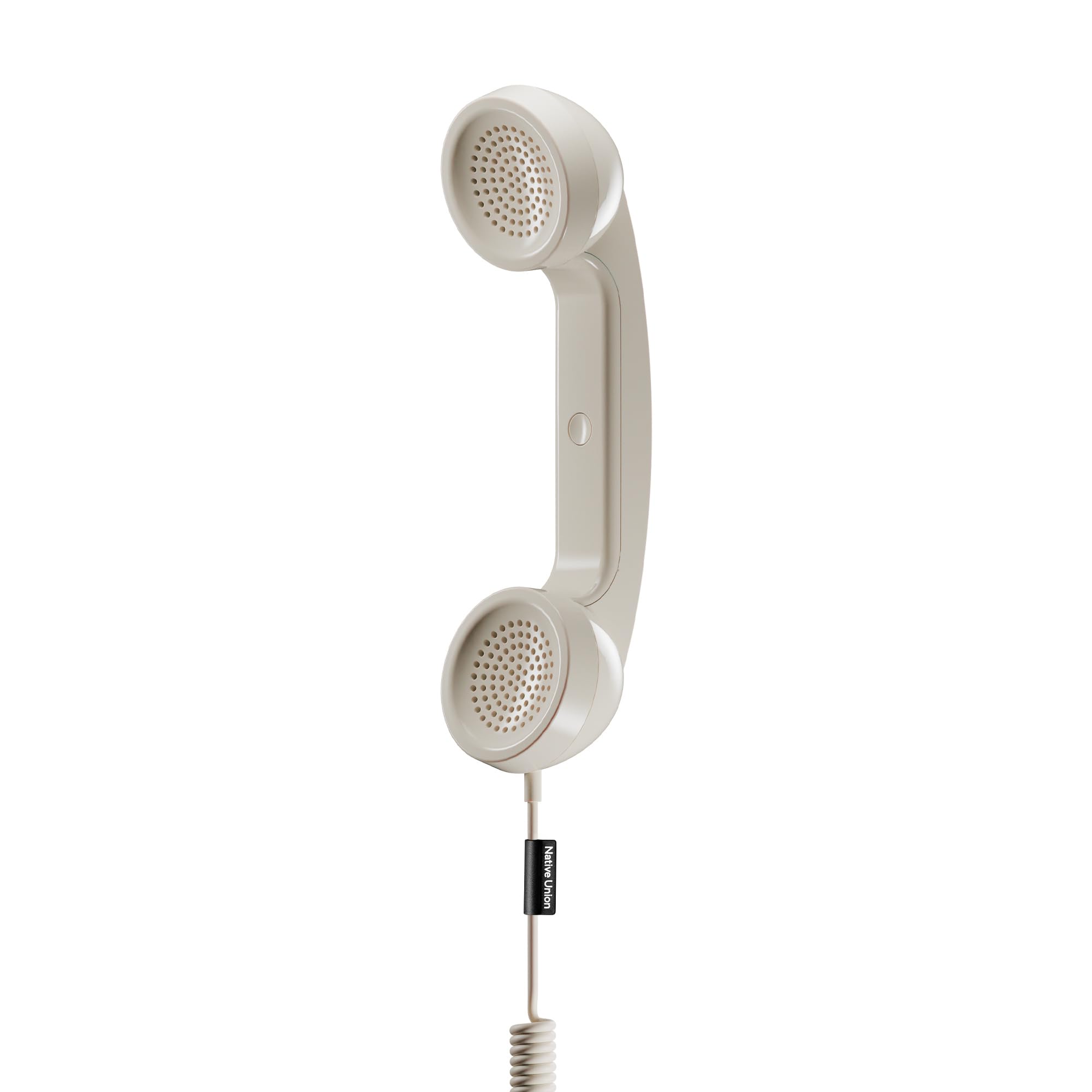 Native Union Pop Phone Alarm Retro Handset USB-C, Plug and Talk Connection, Hi-Quality Microphone and Speaker, Less Radiation, for iPhone 17/16/15 Tablets MacBooks Laptops w/ USB-C port