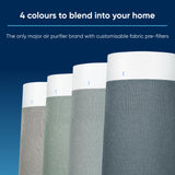 BLUEAIR Pre-filter| Genuine Prefilter Fabric Cover for Blue 3450i Air Purifier, Easy to Clean and Washable - Blue