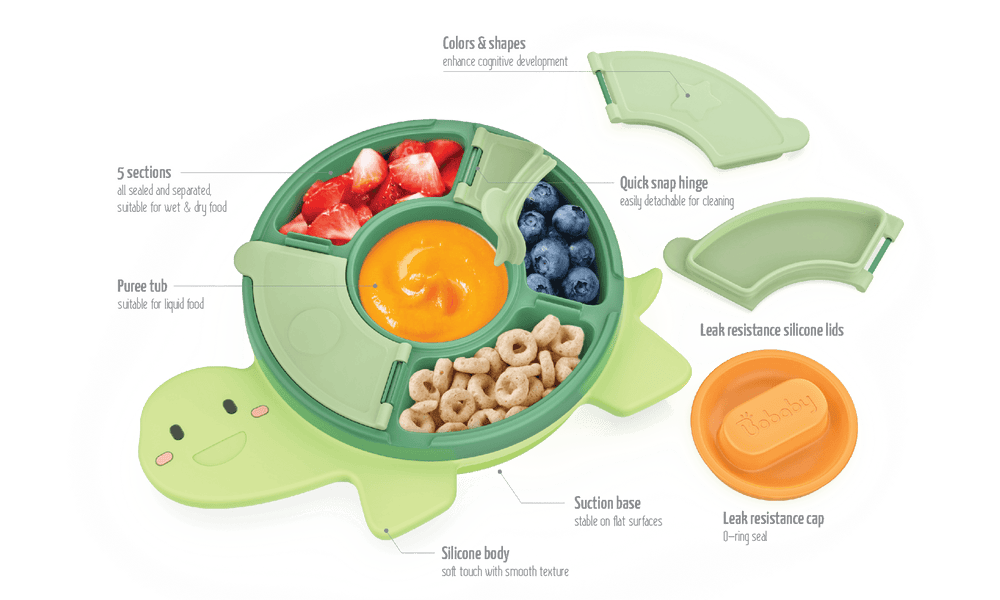BoBaby Snack Buddies Turtle product details and features