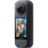 Insta360 X4 Air Standard Bundle | Lightest 8K 360 Action Camera for Epic Adventures| for Travel, Sports, Family Moments, Vlogging| Smooth, Stable, Easy-to-Edit Videos Anytime, Anywhere - Black