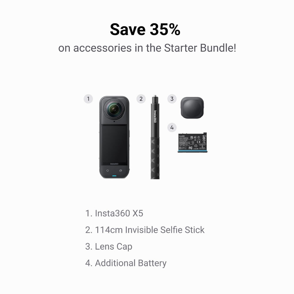 Insta360 X5 Starter Bundle