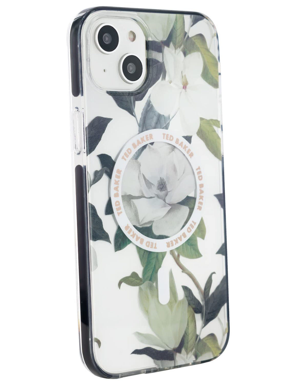 TED BAKER iPhone 14 Plus - MagSafe Anti-Shock Floral Case Opal - Clear Multi-color