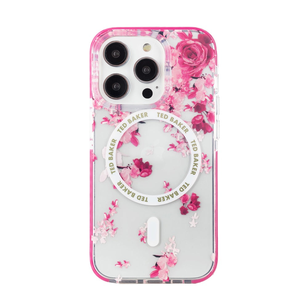 TED BAKER iPhone 15 Pro Max Antishock Magsafe Scattered Flowers
