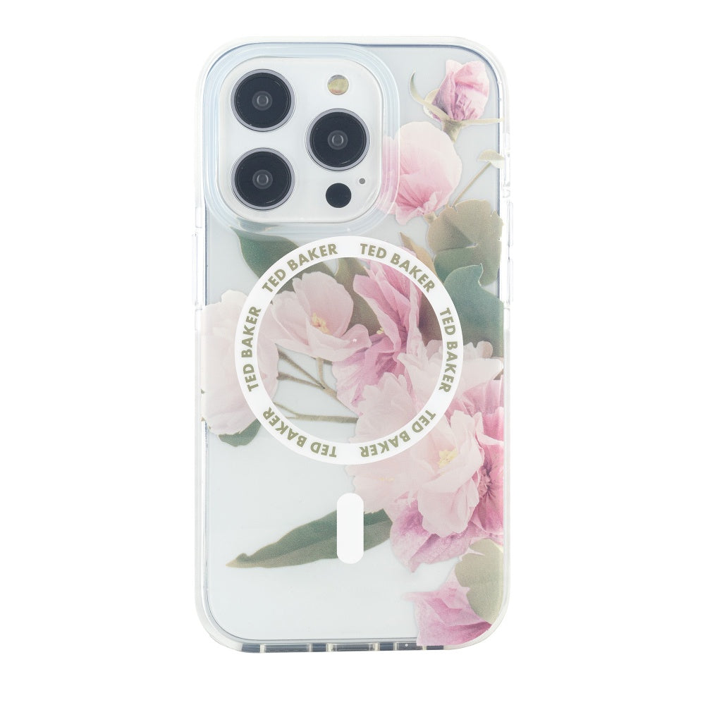 [OPEN BOX] TED BAKER iPhone 15 Pro Antishock Magsafe Flower Placement