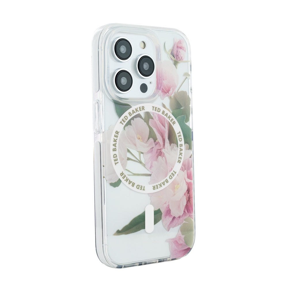 [OPEN BOX] TED BAKER iPhone 15 Pro Antishock Magsafe Flower Placement