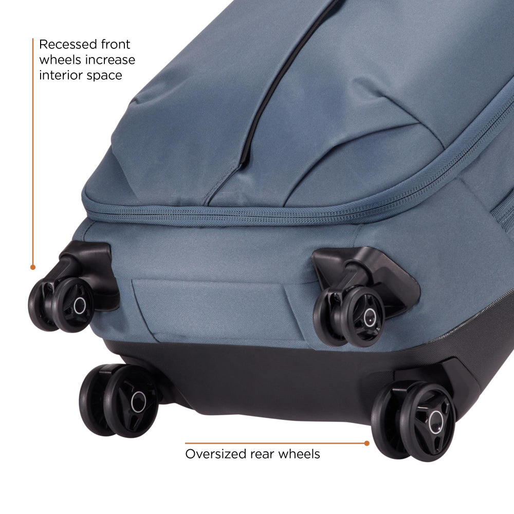Thule Aion Carry-On Spinner 35L| Carry-On Travel Suitcase with Removable Compression Packing Cube, Recycled Waxed Canvas, For Travels & Weekends, Dark Slate