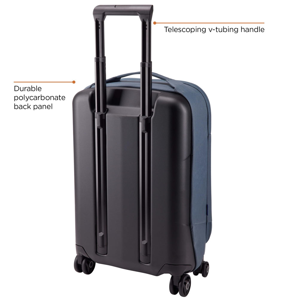 Thule Aion Carry-On Spinner 35L| Carry-On Travel Suitcase with Removable Compression Packing Cube, Recycled Waxed Canvas, For Travels & Weekends, Dark Slate