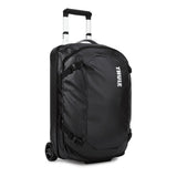 Thule Chasm Carry-On Wheeled Duffel Bag Suitcase 40L| Weather-Resistant Rolling Duffel with Recycled Fabric, Great for Travels & Weekends, Black