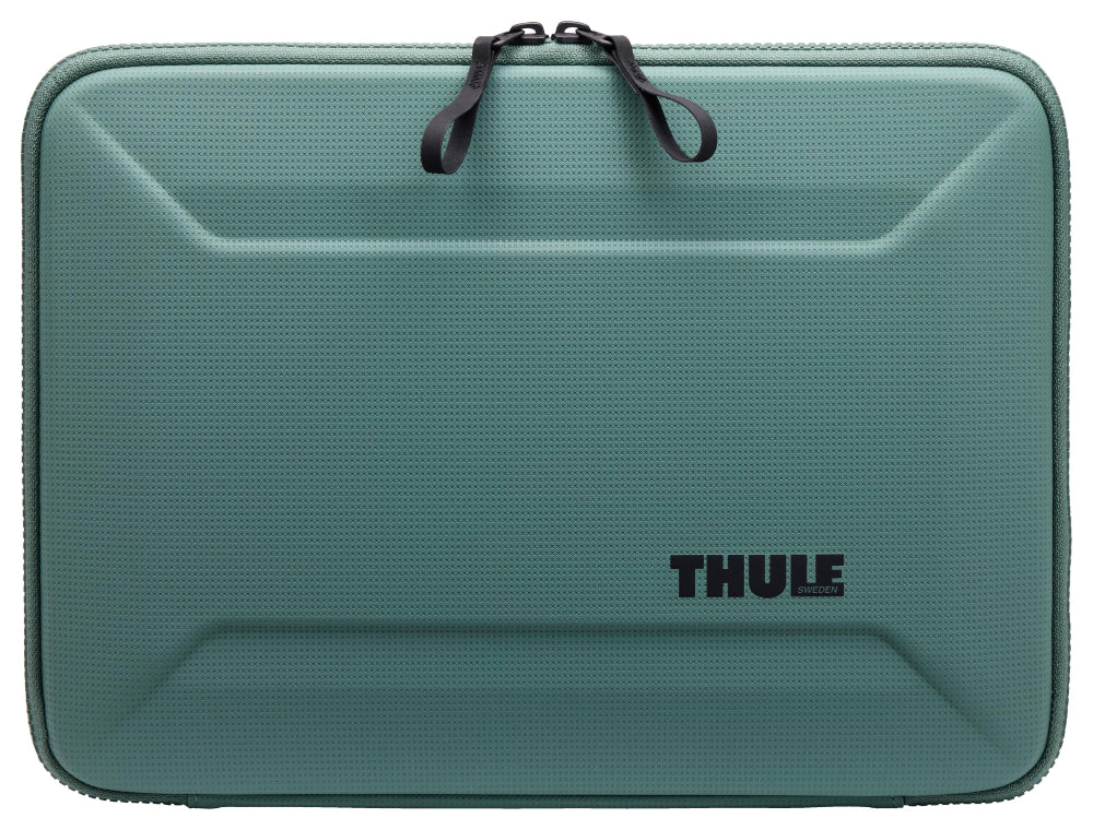 Thule Gauntlet Laptop Sleeve for MacBook 14"/Air 13"| Protective Laptop Sleeve for 14/13-inch MacBook and Compatible Laptops, Rigid Protection, Clamshell Design, Hazy Green